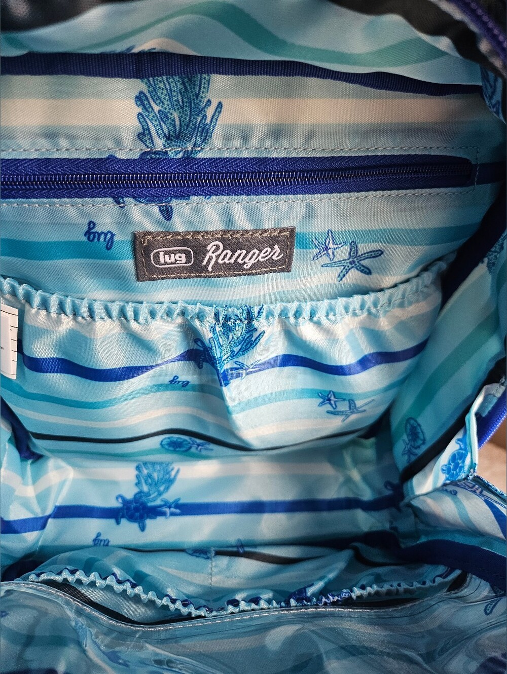 NWT Lug Ranger 2 In Sealife Blue - Beach Resort Or Cruise Travel Crossbody - Picture 6 of 9